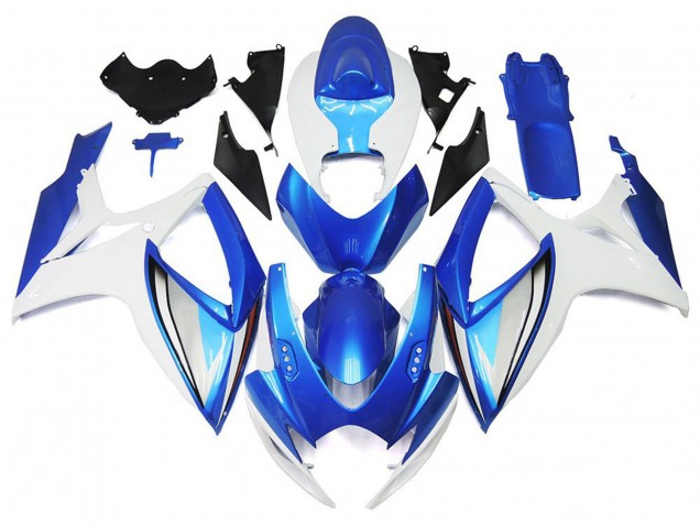 Compra Carenados Moto Suzuki GSXR 600 / GSXR 750 2006-2007 - Blanco Azul OEM Estilo
