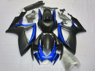 Compra Carenados Moto Suzuki GSXR 600 / GSXR 750 2006-2007 - Negro Mate Azul