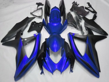 Compra Carenados Moto Suzuki GSXR 600 / GSXR 750 2008-2010 - Azul Negro Mate
