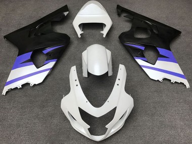 Compra Carenados Moto Suzuki GSXR 600 / GSXR 750 2004-2005 - Blanco Azul Negro Mate