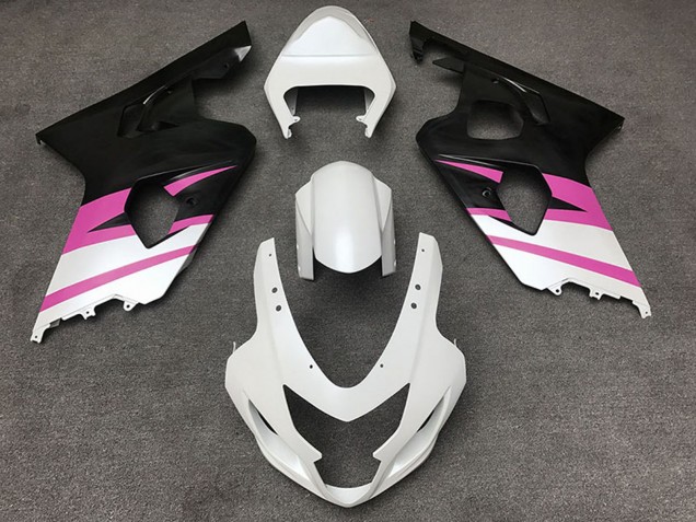 Compra Carenados Moto Suzuki GSXR 600 / GSXR 750 2004-2005 - Blanco Rosa Negro Mate