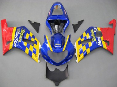 Compra Carenados Moto Suzuki GSXR 600 / GSXR 750 2001-2003 - Azul Amarillo Rojo Telefumica MoviStar