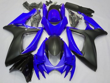 Compra Carenados Moto Suzuki GSXR 600 / GSXR 750 2006-2007 - Azul Negro Mate