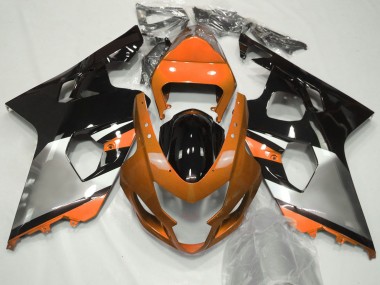 Compra Carenados Moto Suzuki GSXR 600 / GSXR 750 2004-2005 - Naranja Plata Negro