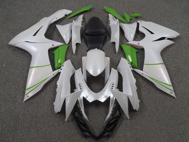Compra Carenados Moto Suzuki GSXR 600 / GSXR 750 2011-2024 - Blanco Perla Verde