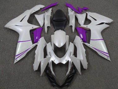 Compra Carenados Moto Suzuki GSXR 600 / GSXR 750 2011-2024 - Blanco Perla Púrpura