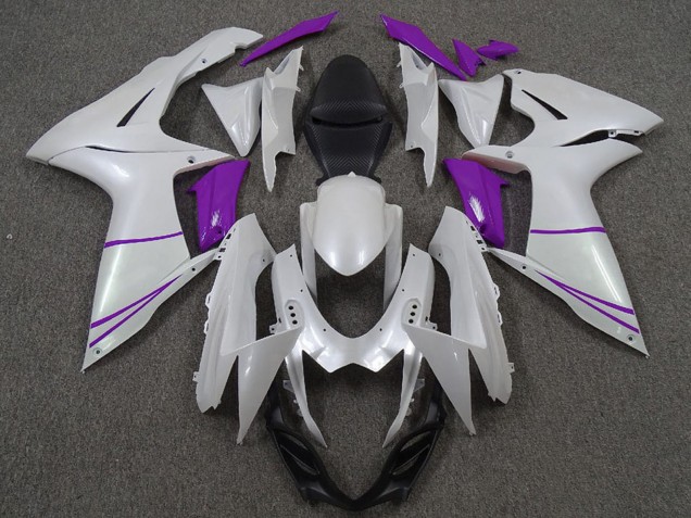 Compra Carenados Moto Suzuki GSXR 600 / GSXR 750 2011-2024 - Blanco Perla Púrpura