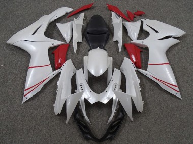 Compra Carenados Moto Suzuki GSXR 600 / GSXR 750 2011-2024 - Blanco Perla Rojo