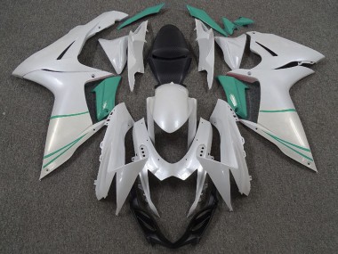 Compra Carenados Moto Suzuki GSXR 600 / GSXR 750 2011-2024 - Blanco Perla T Azul