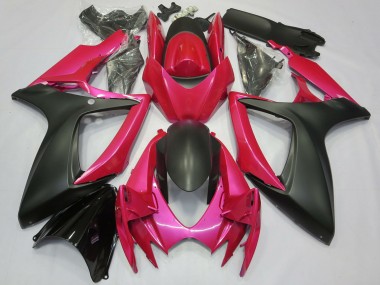 Compra Carenados Moto Suzuki GSXR 600 / GSXR 750 2006-2007 - Rosa Negro Mate