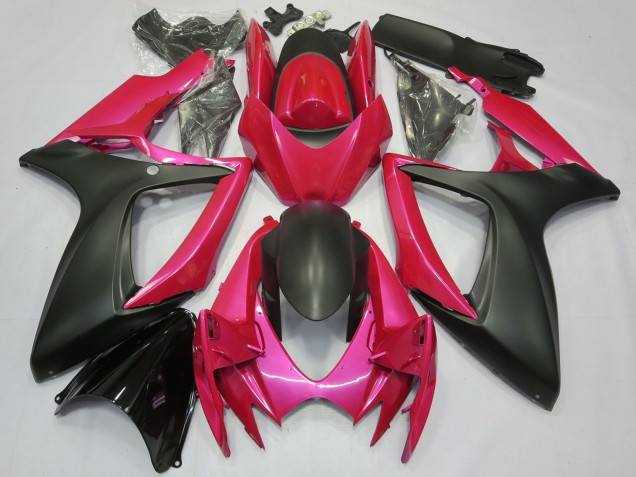 Compra Carenados Moto Suzuki GSXR 600 / GSXR 750 2006-2007 - Rosa Negro Mate