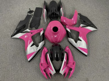 Compra Carenados Moto Suzuki GSXR 600 / GSXR 750 2006-2007 - Rosa Plata Negro Brillante