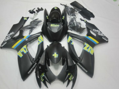 Compra Carenados Moto Suzuki GSXR 600 / GSXR 750 2006-2007 - Negro Mate Azul Amarillo Rizla