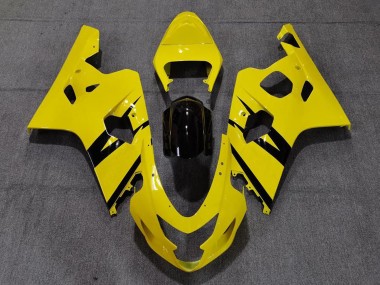 Compra Carenados Moto Suzuki GSXR 600 / GSXR 750 2004-2005 - Amarillo Negro Brillante OEM Estilo