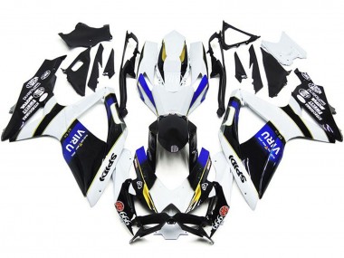 Compra Carenados Moto Suzuki GSXR 600 / GSXR 750 2008-2010 - Blanco Azul Amarillo Negro Viru