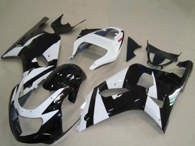 Compra Carenados Moto Suzuki GSXR 600 / GSXR 750 2001-2003 - Blanco Negro Brillante