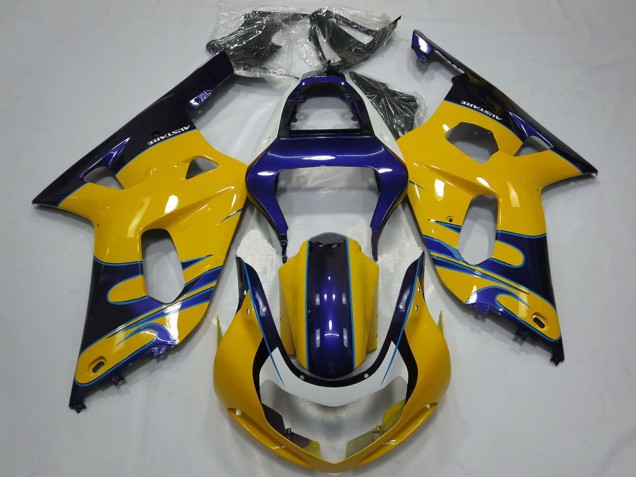 Compra Carenados Moto Suzuki GSXR 600 / GSXR 750 2001-2003 - Amarillo Azul