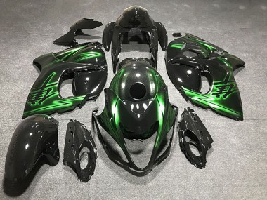 Compra Carenados Moto Suzuki GSXR 1300 2008-2020 - Negro Brillante Verde