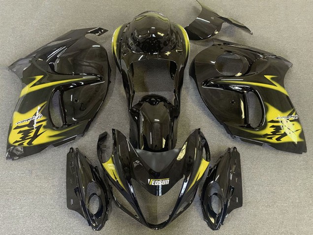 Compra Carenados Moto Suzuki GSXR 1300 2008-2020 - Negro Brillante Amarillo