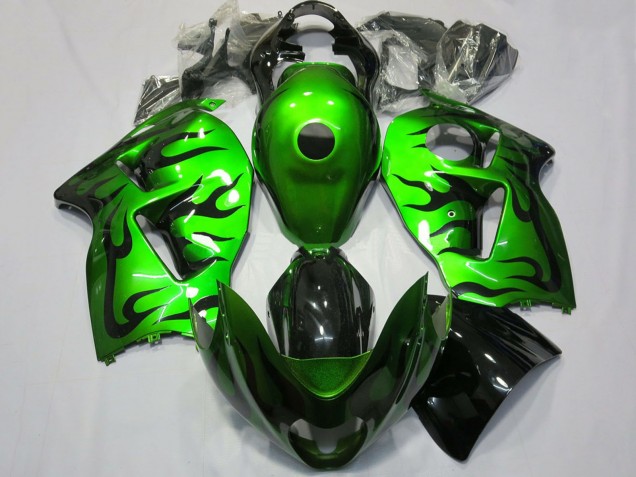 Compra Carenado Moto Suzuki GSXR 1300 1996-2007 - Verde Negro Llama