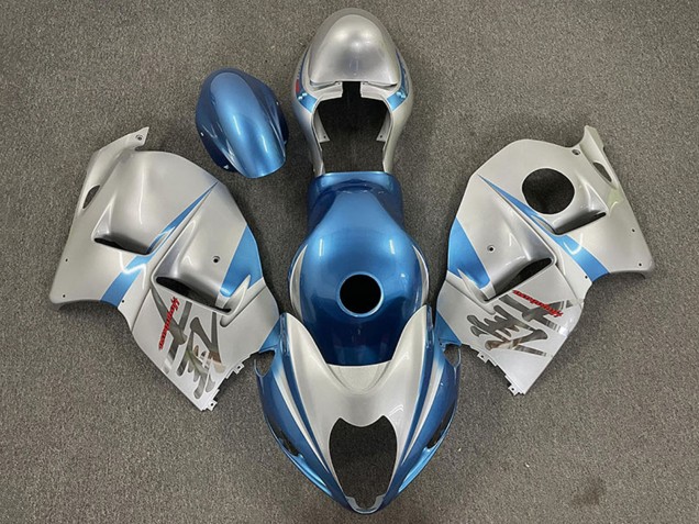 Compra Carenados Moto Suzuki GSXR 1300 1996-2007 - Azul Brillante Claro Plata
