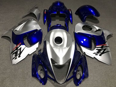 Compra Carenados Moto Suzuki GSXR 1300 2008-2020 - Plata Brillante Azul