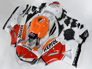 Compra Carenado Moto Honda CBR600RR 2013-2023 - Naranja Blanco Rojo Negro Brillante Repsol