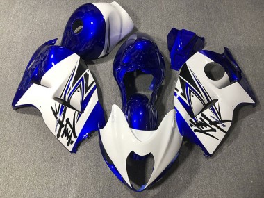 Compra Carenados Moto Suzuki GSXR 1300 1996-2007 - Blanco Brillante Azul Profundo