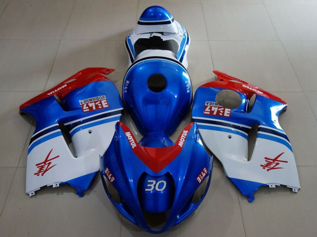 Compra Carenados Moto Suzuki GSXR 1300 1996-2007 - Azul Blanco Rojo
