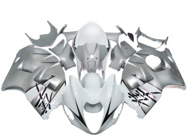 Compra Carenados Moto Suzuki GSXR 1300 1996-2007 - Plata Blanco OEM Estilo