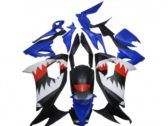 Compra Carenados Moto Kawasaki ZX10R 2008-2010 - Azul Negro Blanco Rojo Tiburón