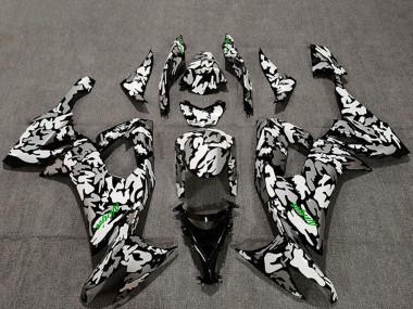 Compra Carenados Moto Kawasaki ZX10R 2008-2010 - Camouflage Verde Calcomanías