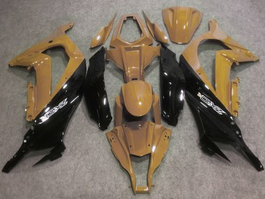 Compra Carenados Moto Kawasaki ZX10R 2016-2020 - Bronceado del Desierto Negro Brillante
