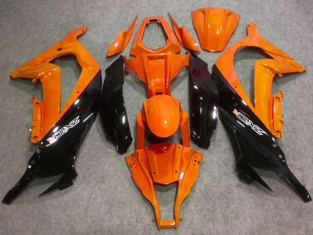 Compra Carenados Moto Kawasaki ZX10R 2016-2020 - Naranja Negro Brillante