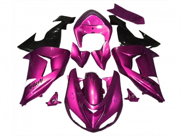Compra Carenados Moto Kawasaki ZX10R 2006-2007 - Rosa Negro Brillante