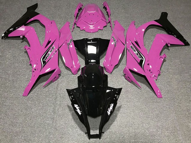 Compra Carenados Moto Kawasaki ZX10R 2011-2015 - Rosa Negro Brillante