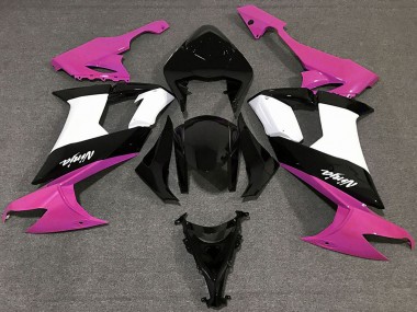 Compra Carenados Moto Kawasaki ZX10R 2008-2010 - Rosa Brillante Negro Blanco