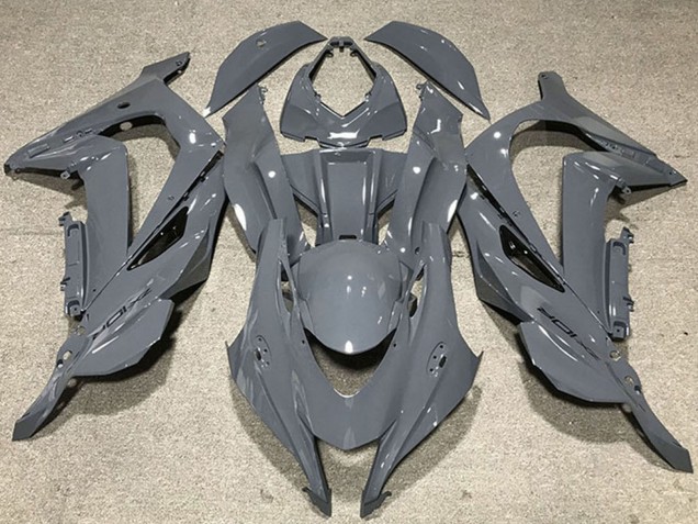 Compra Carenados Moto Kawasaki ZX10R 2016-2020 - Nardo Gris Negro Logo