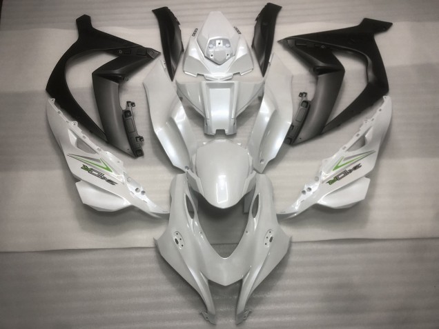 Compra Carenados Moto Kawasaki ZX10R 2016-2020 - Blanco Perla Negro Verde