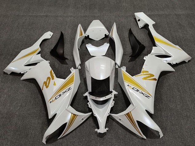 Compra Carenados Moto Kawasaki ZX10R 2008-2010 - Blanco Perla Oro