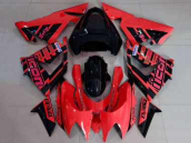 Compra Carenados Moto Kawasaki ZX10R 2004-2005 - Rojo Negro Logo
