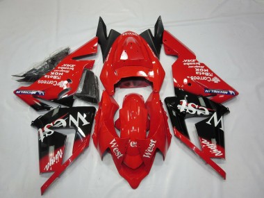Compra Carenados Moto Kawasaki ZX10R 2004-2005 - Rojo West
