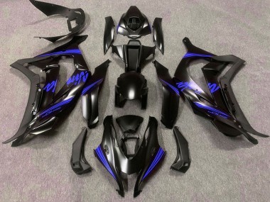 Compra Carenados Moto Kawasaki ZX10R 2016-2020 - Negro Mate Azul Ninja