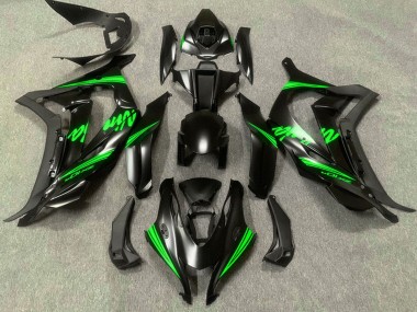 Compra Carenados Moto Kawasaki ZX10R 2016-2020 - Negro Mate Verde Ninja
