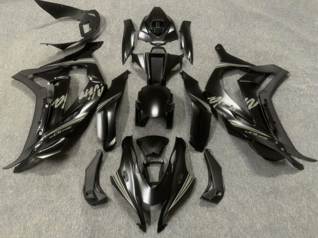 Compra Carenados Moto Kawasaki ZX10R 2016-2020 - Negro Mate Gris Ninja