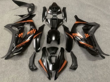 Compra Carenados Moto Kawasaki ZX10R 2016-2020 - Negro Mate Naranja Ninja