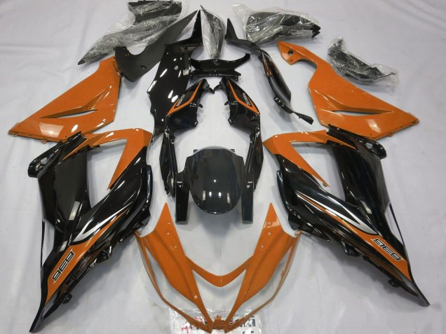 Compra Carenados Moto Kawasaki ZX6R 2013-2018 - Naranja Negro Brillante