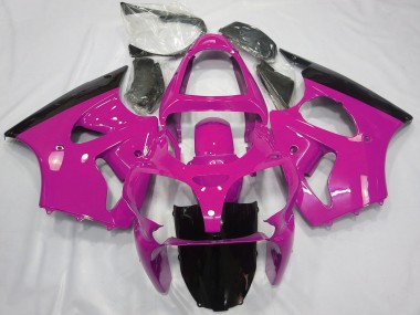 Compra Carenados Moto Kawasaki ZX6R 2000-2002 - Rosa Negro Brillante