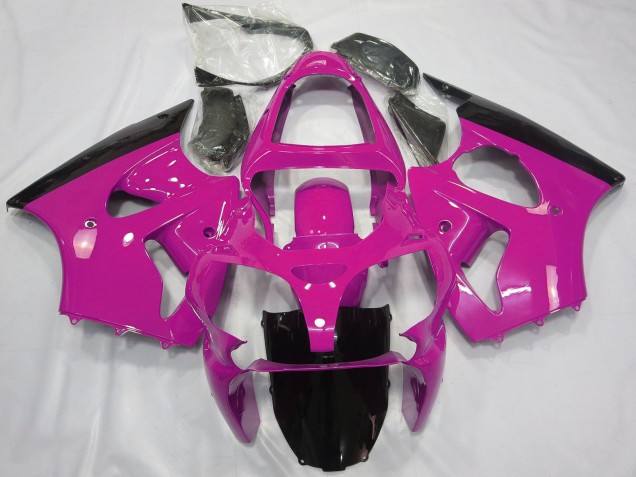 Compra Carenados Moto Kawasaki ZX6R 2000-2002 - Rosa Negro Brillante
