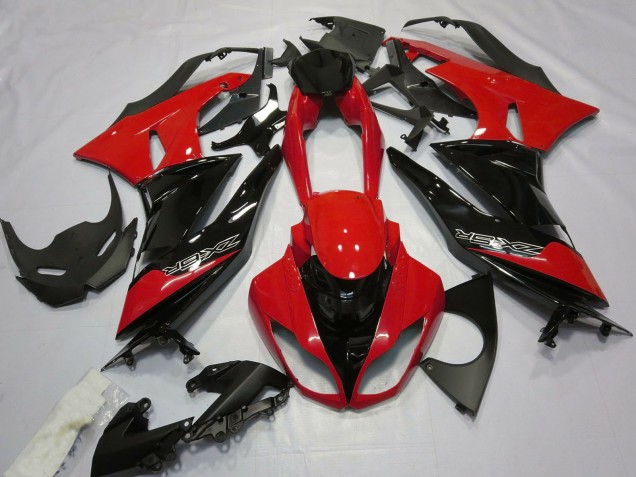 Compra Carenados Moto Kawasaki ZX6R 2009-2012 - Rojo Negro Brillante